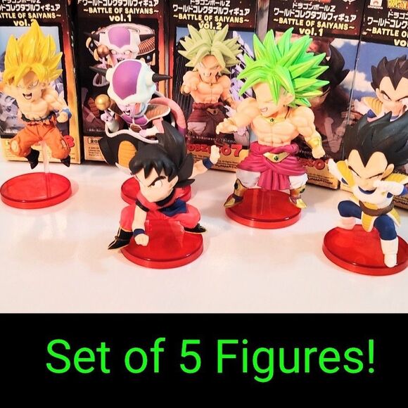 💚 WCF Dragon Ball Z 🍀 Battle of Saiyans DBZBS 🌈 Vol 1 124 Vol 278 NIB!